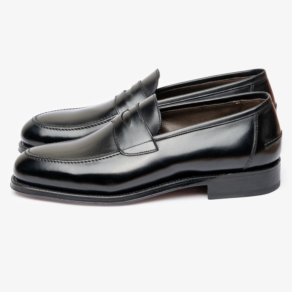 Italian Black Sonixc Penny Loafer - Bellora Italia