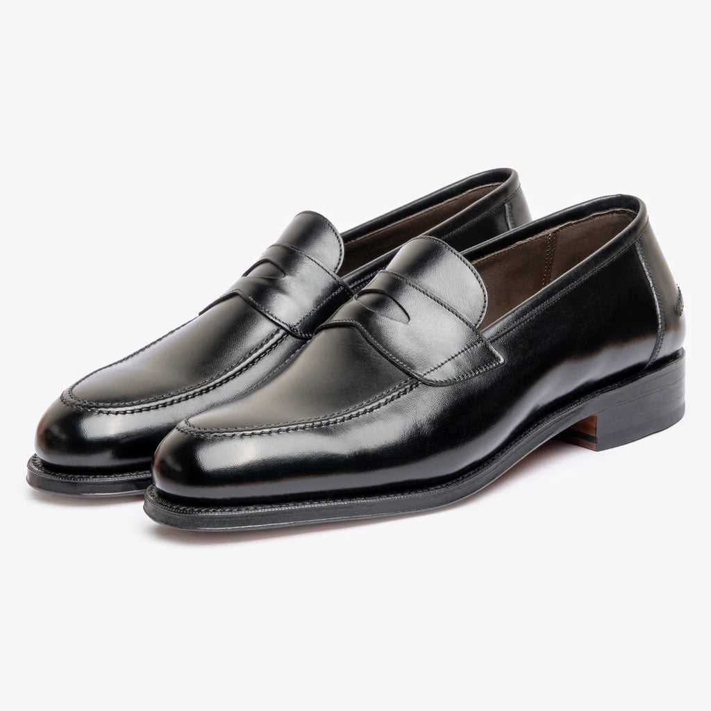 Italian Black Sonixc Penny Loafer - Bellora Italia