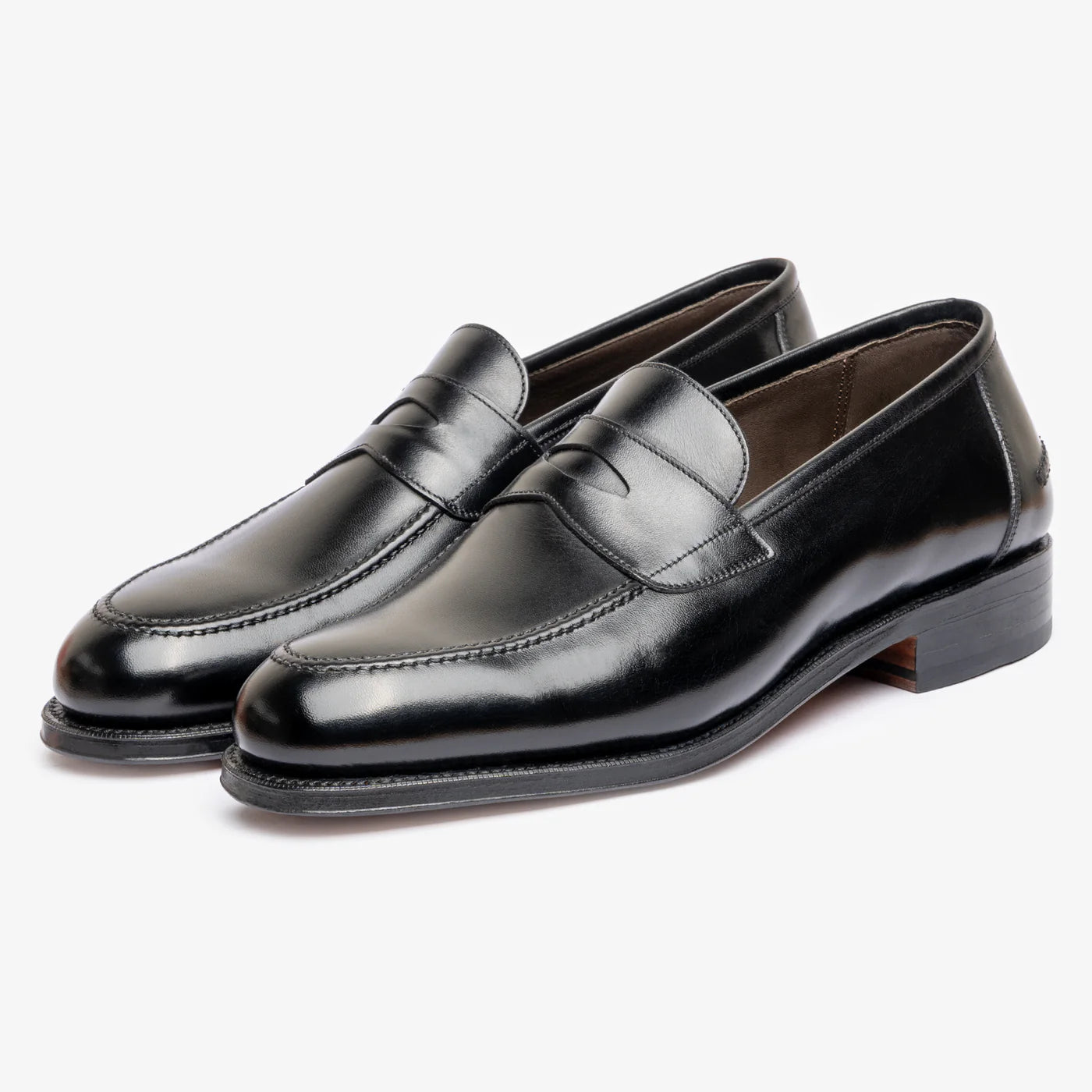 Italian Black Sonixc Penny Loafer - Bellora Italia