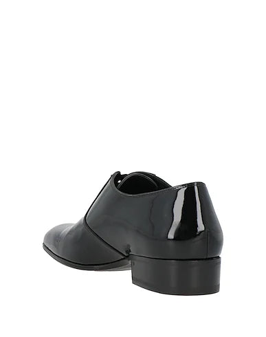Black Patent Leather "Valdoro" Wholecut Oxfords