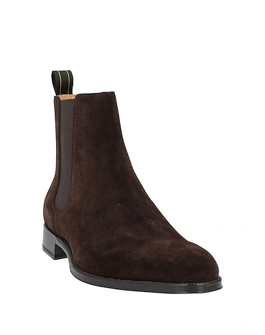 Dark Brown Suede "Rosetti" Chelsea Boots
