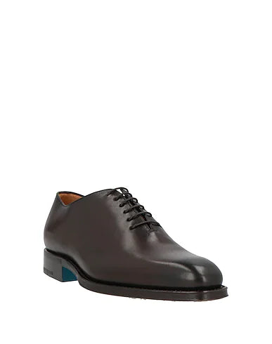 Height Increasing Varenzo Dark Brown Leather Wholecut Oxfords