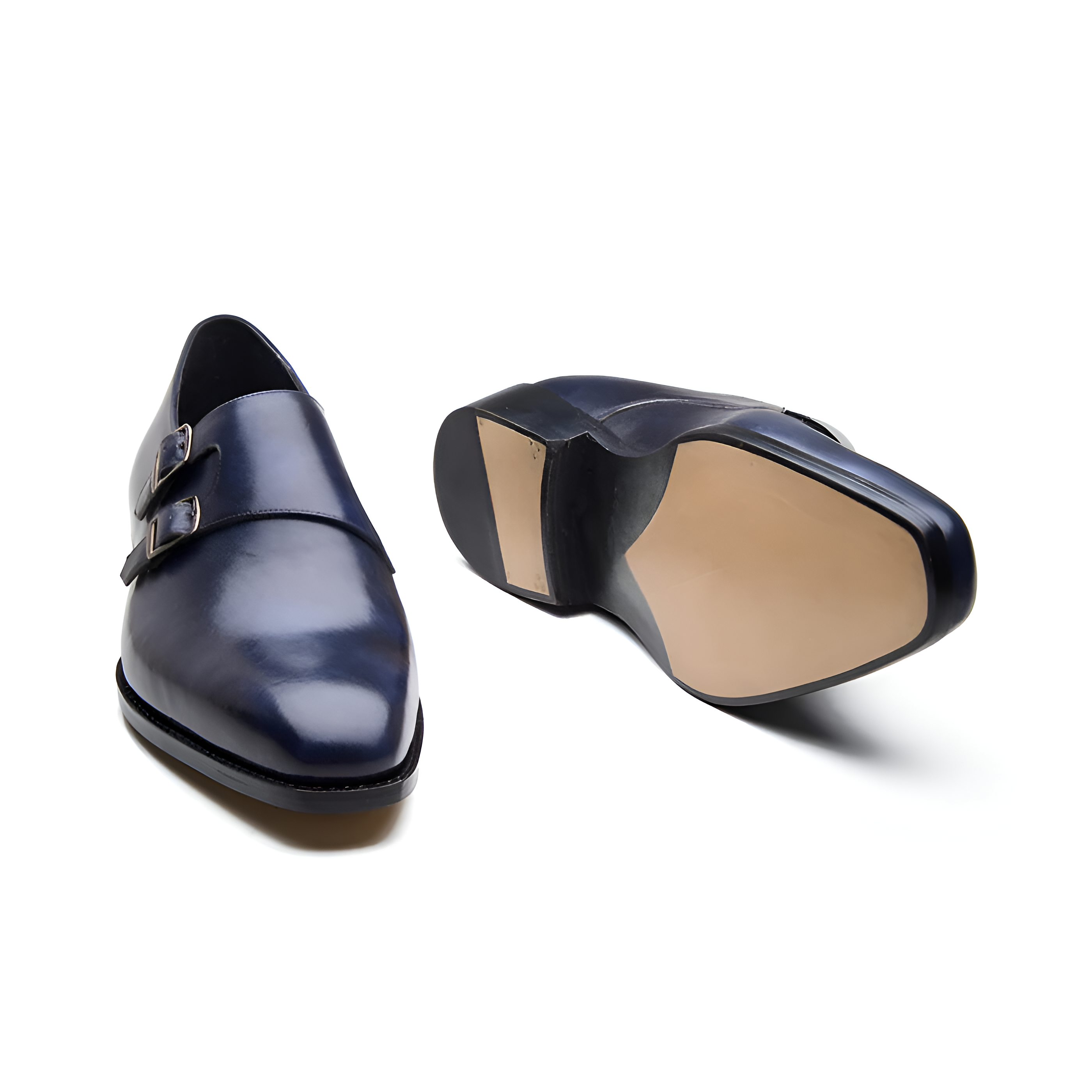 Bellora Italia Firenze Double Monk Strap – Midnight Blue