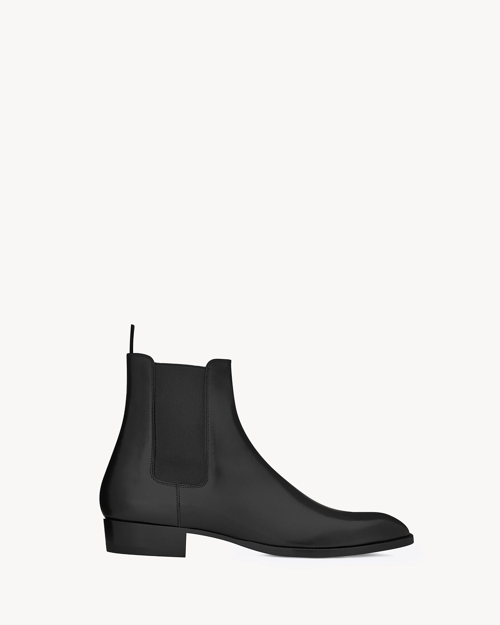 Height Increasing Orsini Black Leather Chelsea Boots