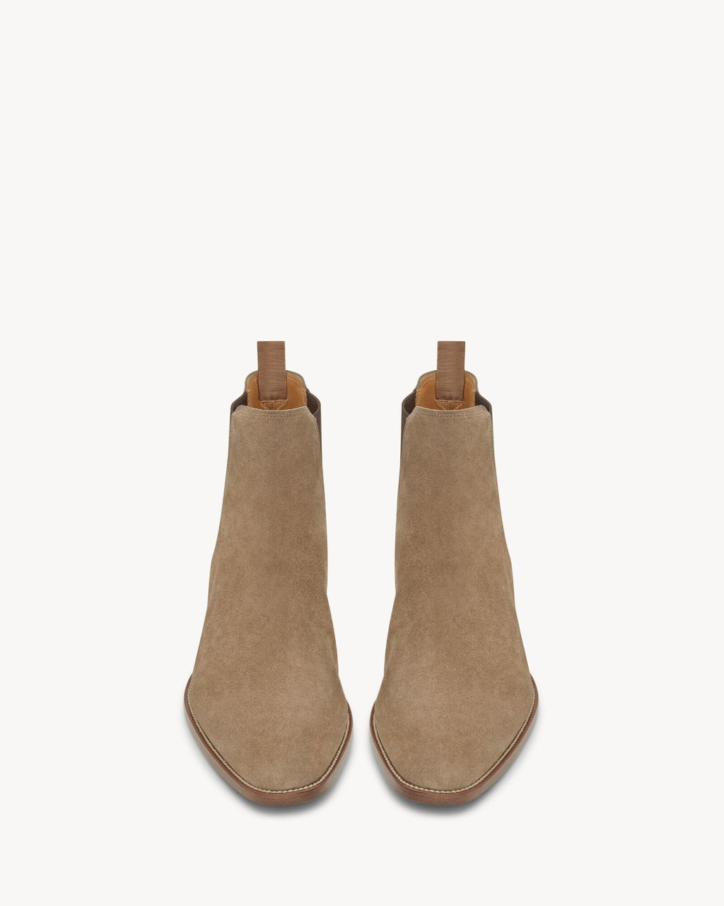 Beige Suede "Toscana" Chelsea Boots