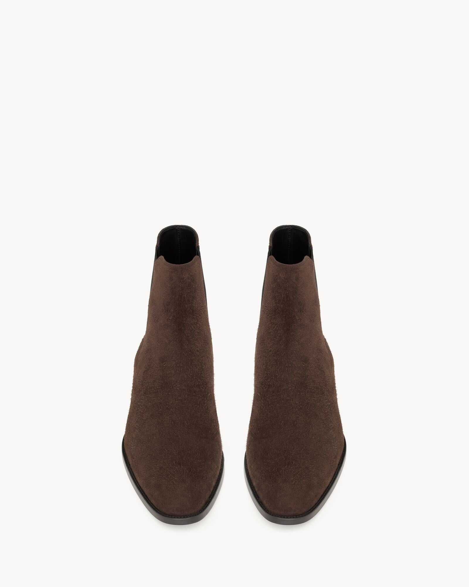 Height Increasing Firenze Dark Brown Suede Chelsea Boots