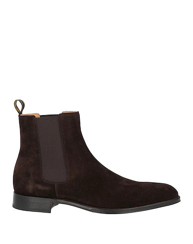 Dark Brown Suede "Rosetti" Chelsea Boots