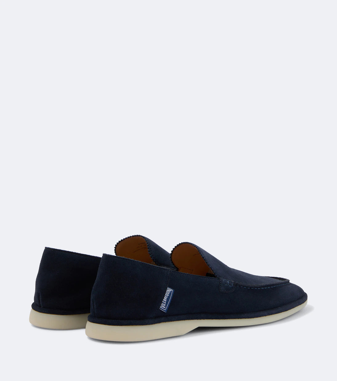 Height Increasing Navy Suede "Venturo" Summer Loafers