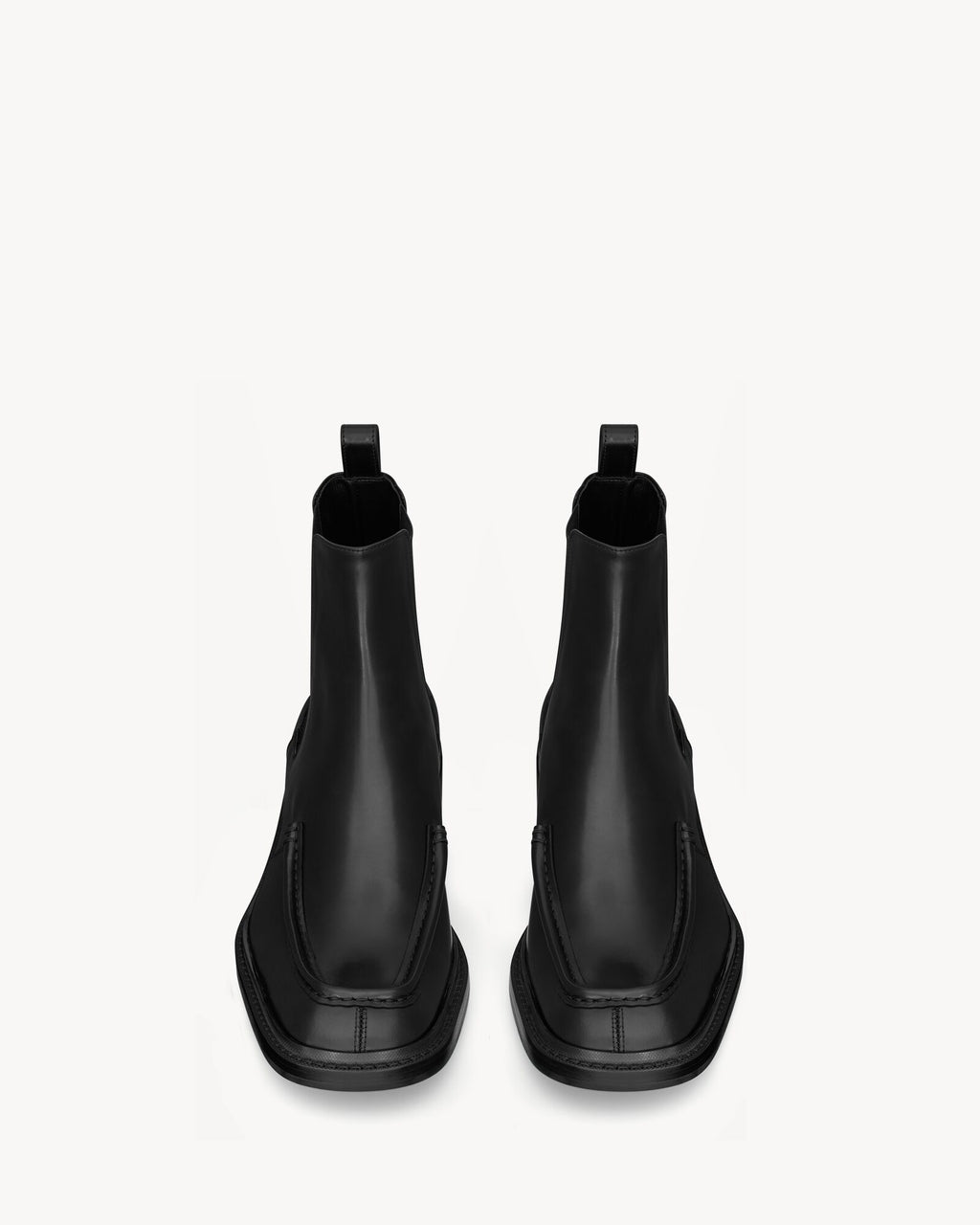 Black Lug Sole "Torino" Chelsea Boots