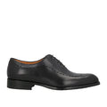 Height Increasing Lazaro Black Leather Wholecut Oxfords