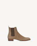 Beige Suede "Toscana" Chelsea Boots