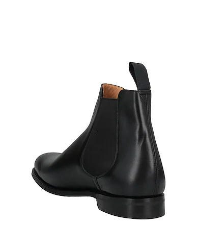Black Leather "Altieri" Chelsea Boots