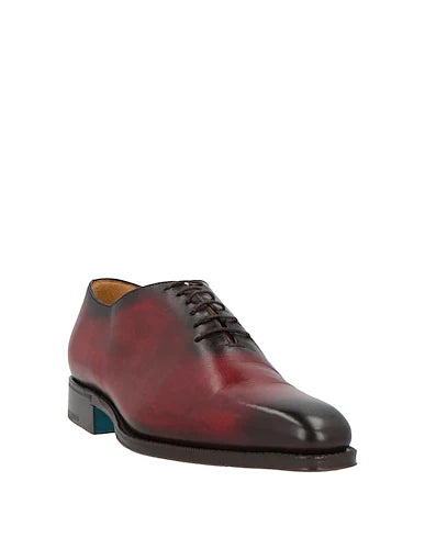 Luxury Edition - Burgundy Patina Leather "Rosario" Wholecut Oxfords
