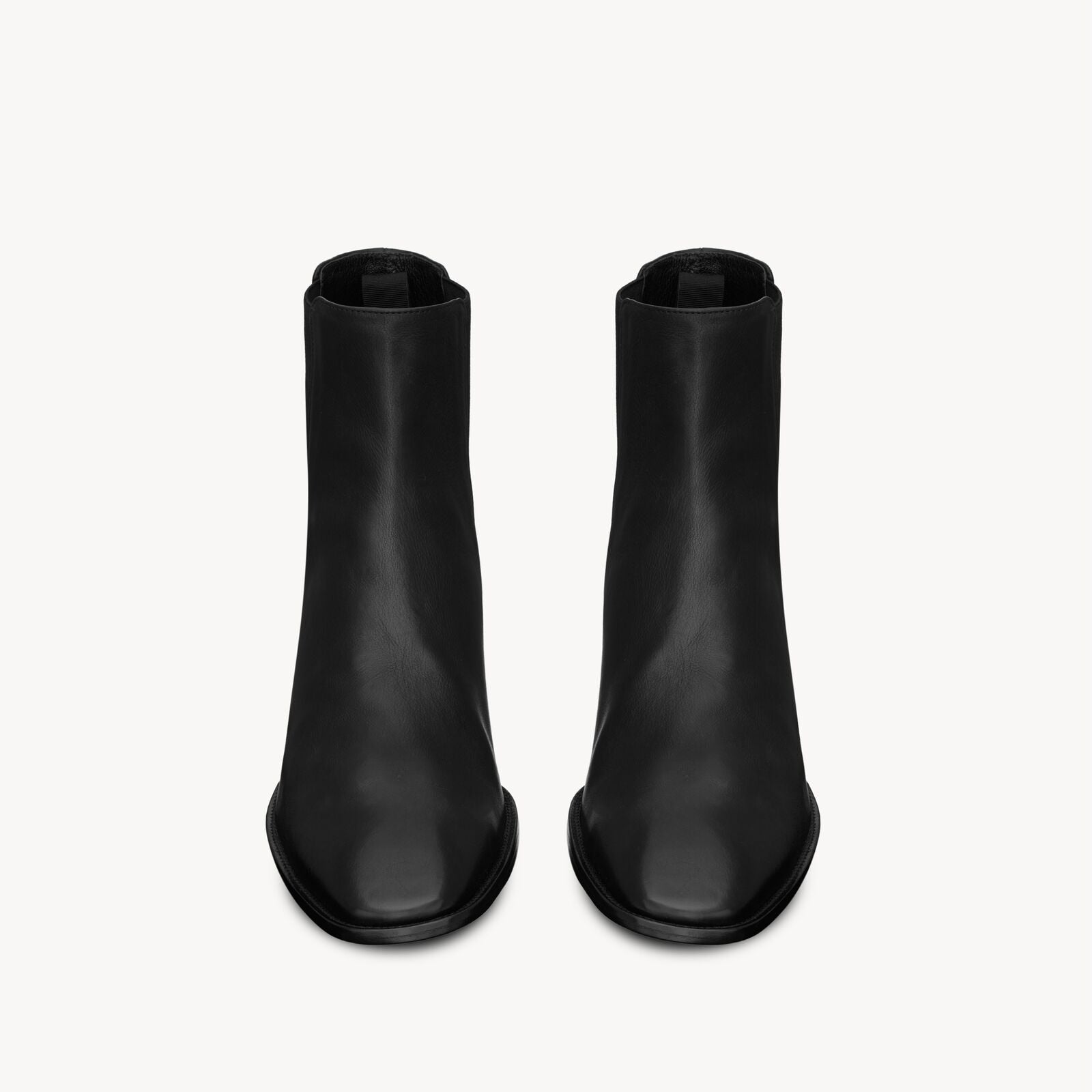Height Increasing Aurelio Black Leather Chelsea Boots