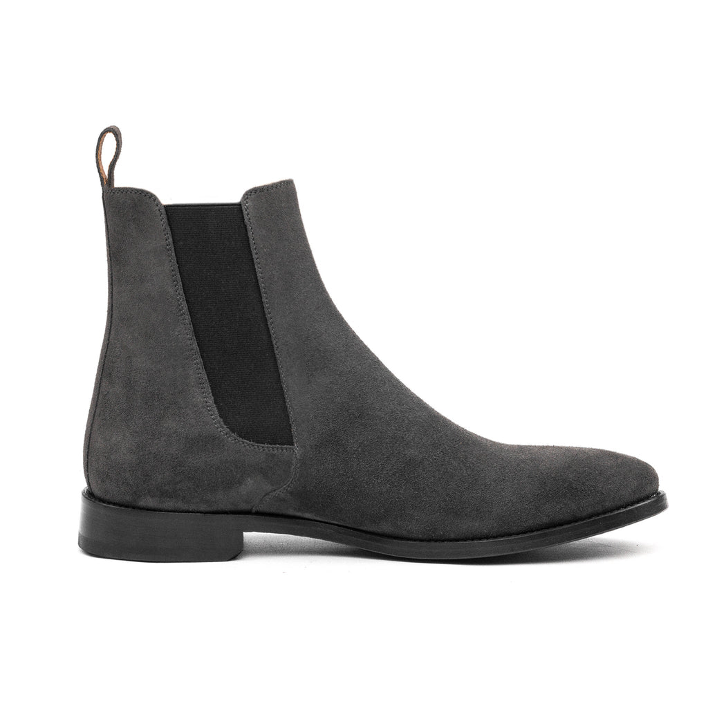 Charcoal Suede "Venturo" Chelsea Boots