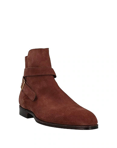 Cognac Suede "Savona" Jodhpur Boots