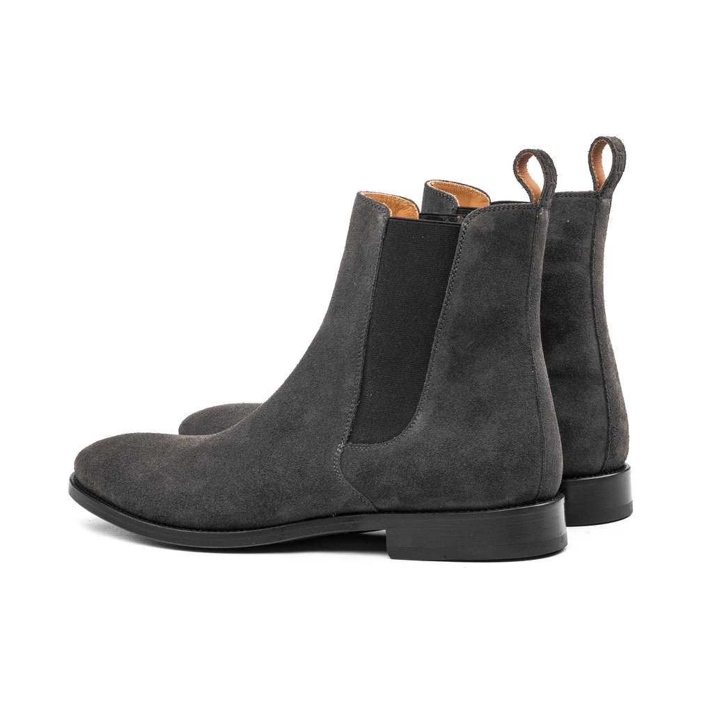 Charcoal Suede "Venturo" Chelsea Boots