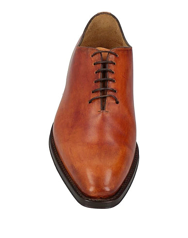 Height Increasing Montieri Tan Leather Wholecut Oxfords