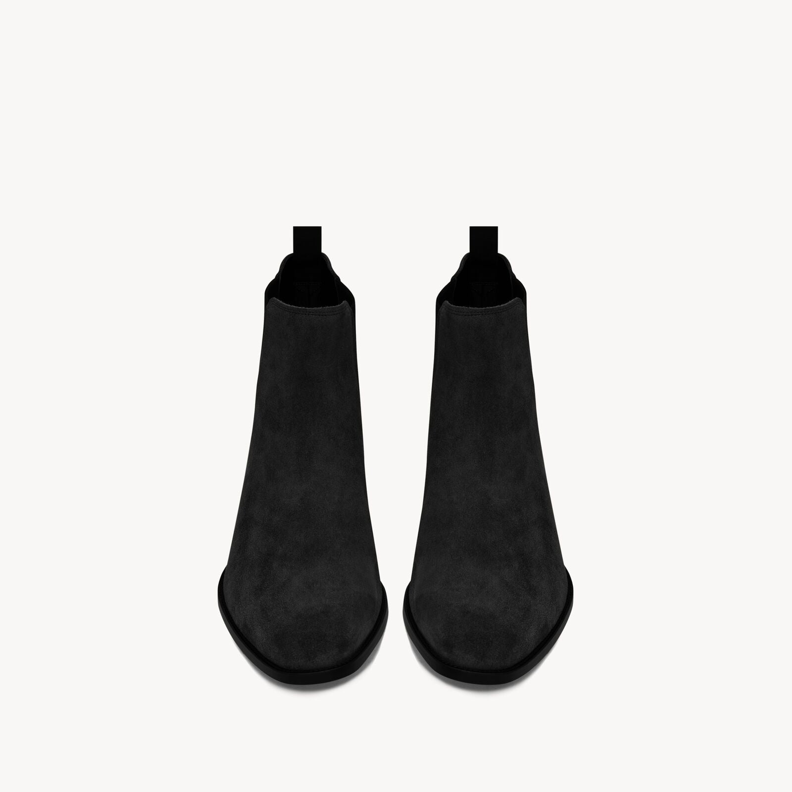 Height Increasing Venezia Black Suede Chelsea Boots