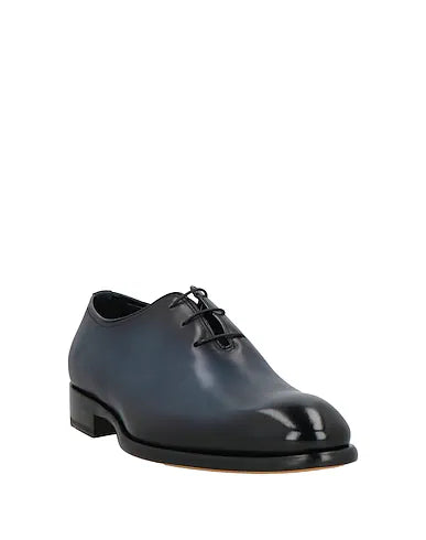 Luxury Edition - Midnight Blue Leather "Azzurro" Wholecut Oxfords