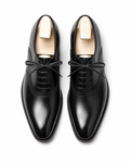 Height Increasing Eterno Black Brogue Oxford Shoes
