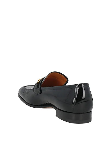 Black Patent Leather "Monterra" Horsebit Loafers
