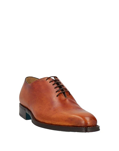 Height Increasing Montieri Tan Leather Wholecut Oxfords