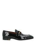 Black Patent Leather "Monterra" Horsebit Loafers