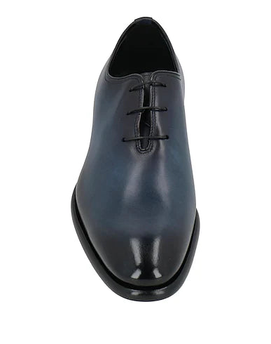 Luxury Edition - Midnight Blue Leather "Azzurro" Wholecut Oxfords